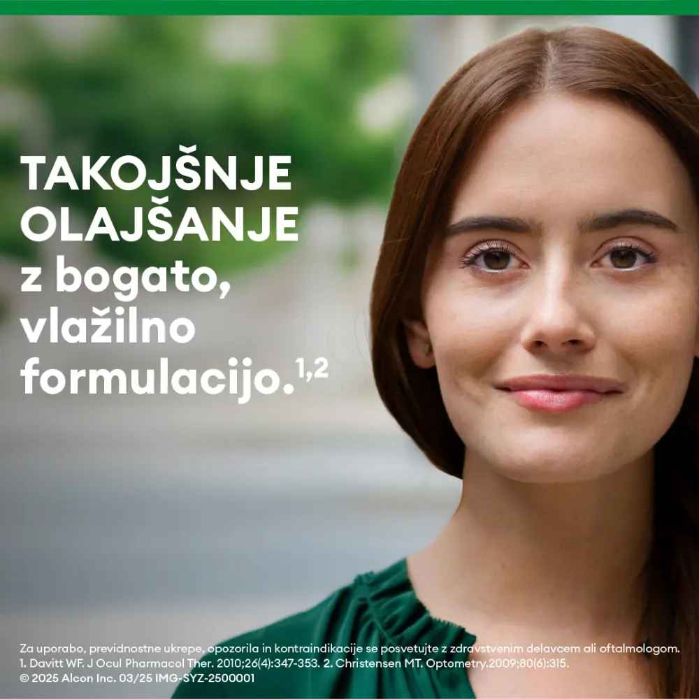 Systane Ultra, vlažilne kapljice za oko brez konzervansov (10 ml)